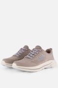 Skechers Go Walk Britt Sneakers taupe Textiel