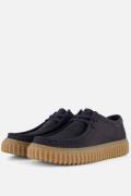 Clarks Torhill Low Bootschoenen blauw Suède
