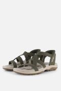 Skechers Reggae Slim Sandalen groen Textiel