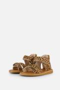 Shoesme Sandalen Leopard bruin Leer