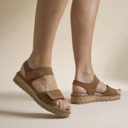 Feyn Sandalen cognac Nubuck