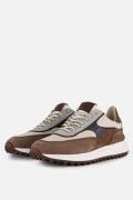 Floris van Bommel Noppi Sneakers bruin Suède
