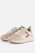 POSH by Poelman Leopard Sneakers beige Textiel