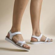 Feyn Nora03 Sandalen wit Leer