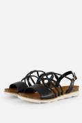Marco Tozzi Sandalen zwart Synthetisch