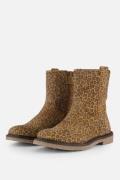 Muyters Leopard Enkellaarsjes bruin Suede