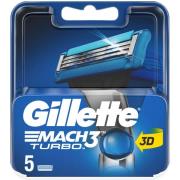 Gillette Mach3 Turbo Men’s Razor Blade Refills 5 St.