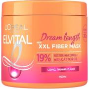 Loreal Paris Dream Length Elvital XXL Fiber Mask 400 ml