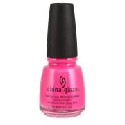 China Glaze Nail Lacquer with Hardeners 1006 Pink Voltage