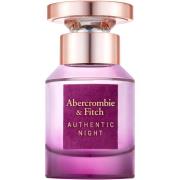 Abercrombie & Fitch Authentic Night Women EdT  30 ml