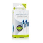 Beconfident Sonic Toothbrush heads 2-pack Whitening White