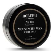 Nõberu of Sweden Moustache Wax Light Hold Sandalwood 25 ml