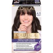 Loreal Paris Excellence Cool Creme Triple Care Color 4,11 Ultra A