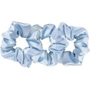 Cloud & Glow   Silk Scrunchies 4 cm  Sky Blue