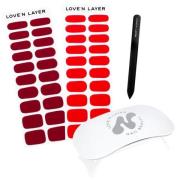 Love'n Layer Startkit Hand Lady Red & Burgundy Red