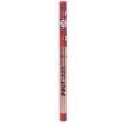 Makeup Revolution Pout Plumping Lip Liner Burnt Cherry Red