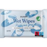 Gunry Wet Wipes Perfume Free  10 St.