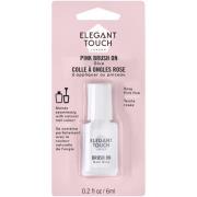 Elegant Touch Pink Brush On Nail Glue