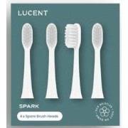 Be Lucent Spark Toothbrush Heads Refill White