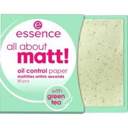 essence all about matt! oil control paper