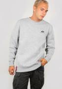 NU 20% KORTING: Alpha Industries Sweatshirt Basic sweater small logo