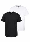 NU 20% KORTING: Fruit of the Loom T-shirt met v-hals (set, 2-delig)