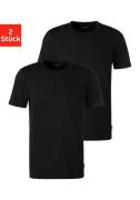 NU 20% KORTING: Jack & Jones T-shirt Crew-Neck (Set van 2)