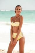 NU 20% KORTING: Sunseeker Highwaist-bikinibroekje Ditsy met gehaakt ra...