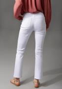 NU 20% KORTING: Aniston CASUAL Bootcut jeans enkelvrije lengte