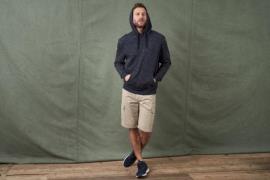 NU 20% KORTING: Man's World Hoodie contrasterende details