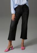 NU 25% KORTING: Aniston CASUAL 7/8 jeans met iets gerafelde voetzoom