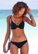 NU 20% KORTING: Lascana Bikinibroekje Scallop met gelaserd schulprandj...