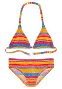 NU 20% KORTING: Buffalo Triangelbikini Lux Kids met abstracte print