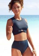 NU 20% KORTING: Venice Beach Crop-bikinitop Planeet met sierstrik