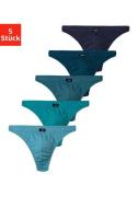 NU 20% KORTING: H.I.S String in katoen-stretchkwaliteit (set, 5 stuks)