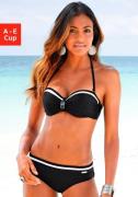 Lascana Beugelbikini in bandeaumodel met contrastdetails