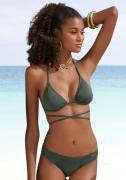 NU 20% KORTING: Bruno Banani Triangelbikini unikleur met lange bindstr...