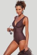 s.Oliver RED LABEL Beachwear Badpak Rome met sierring en modellerend e...