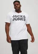 NU 20% KORTING: Jack & Jones PlusSize Shirt met ronde hals CORP LOGO T...