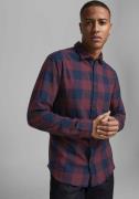 NU 25% KORTING: Jack & Jones Geruit overhemd JJ JJEGINGHAM TWILL SHIRT...