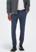 NU 20% KORTING: ONLY & SONS Chino MARK CHECK PANTS