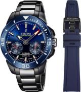 Festina Chronograaf Chrono Bike Connected, F20647/1 (set, 3-delig, Hor...