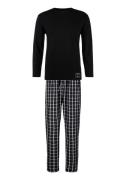 AUTHENTIC LE JOGGER Pyjama met geruite geweven broek (2-delig, 1 stuk)