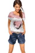 heine Shirt met ronde hals Gedessineerd shirt (1-delig)