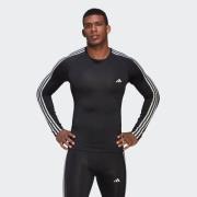 adidas Performance Functioneel shirt TechFIT 3-strepen training longsl...