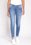 GANG Skinny fit jeans 94NENA met coole used-effecten