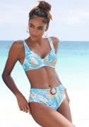 Sunseeker Highwaist-bikinibroekje Suva met een afneembare riem