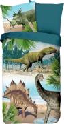 good morning Kinderovertrekset Dino in mt. 135x200 cm, voor kinderen, ...