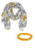 NU 20% KORTING: leslii Modieuze sjaal Met bloemenprint