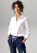 NU 25% KORTING: Aniston CASUAL Lange blouse met korte zijsplitten